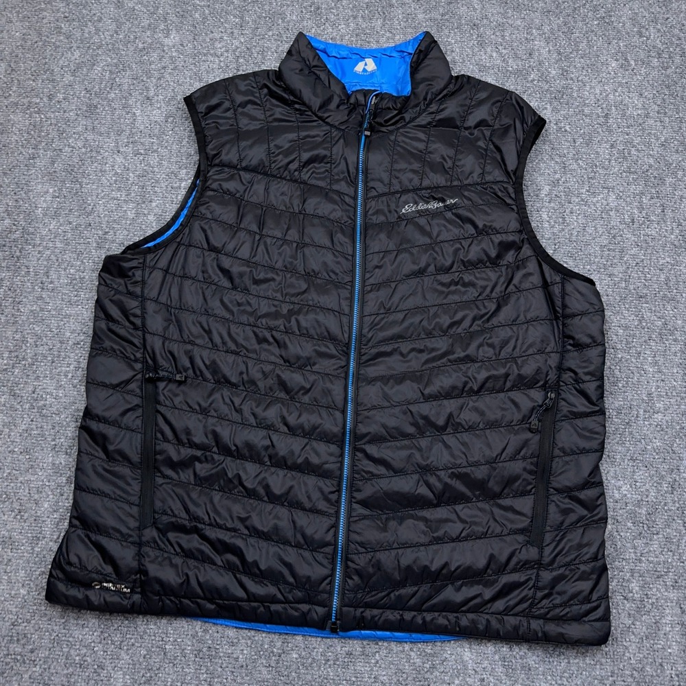 Eddie Bauer First Ascent IgniteLite Reversible Vest Men's Large Pertex Quantum